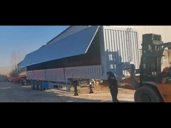 オープンウィングのバン・セミトラック・トレーラー